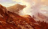 Washington Canvas Paintings - Half-Way Up Mt. Washington